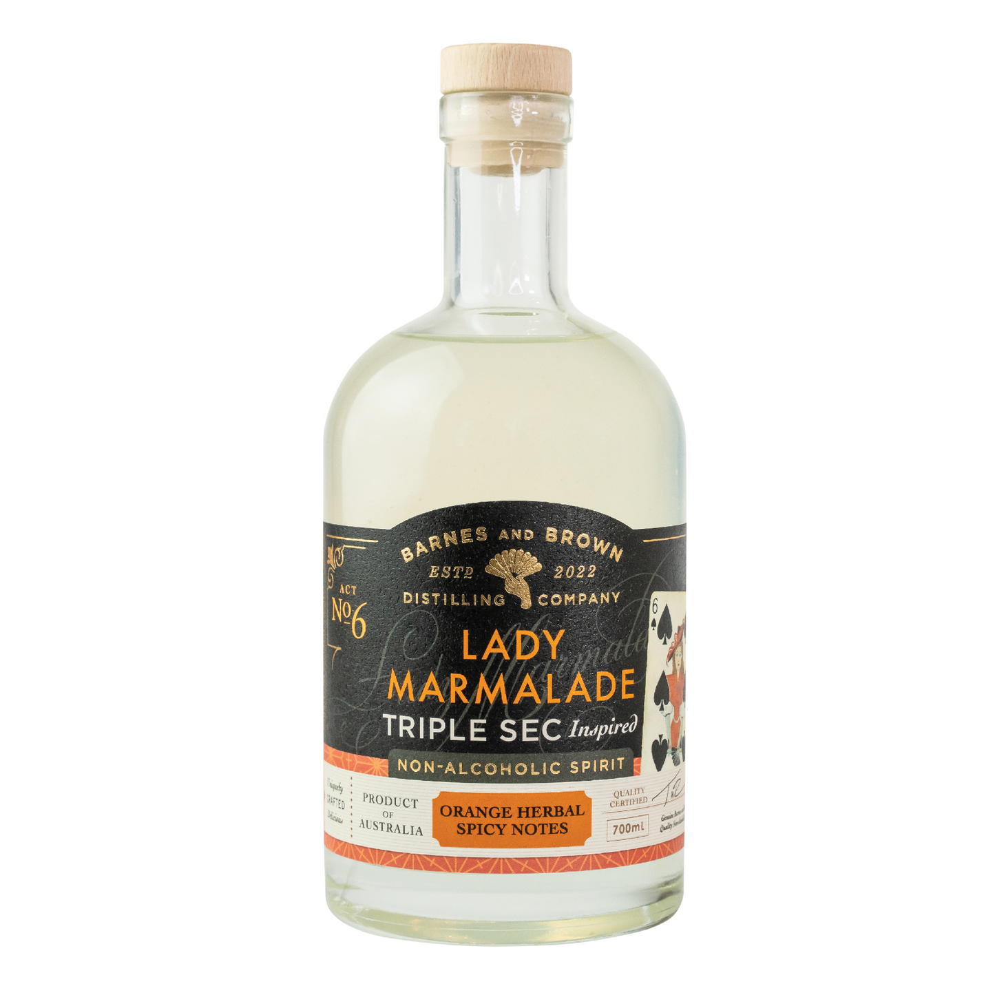 Barnes & Brown “Lady Marmalade” Triple Sec Inspired Non-Alcoholic Spirit