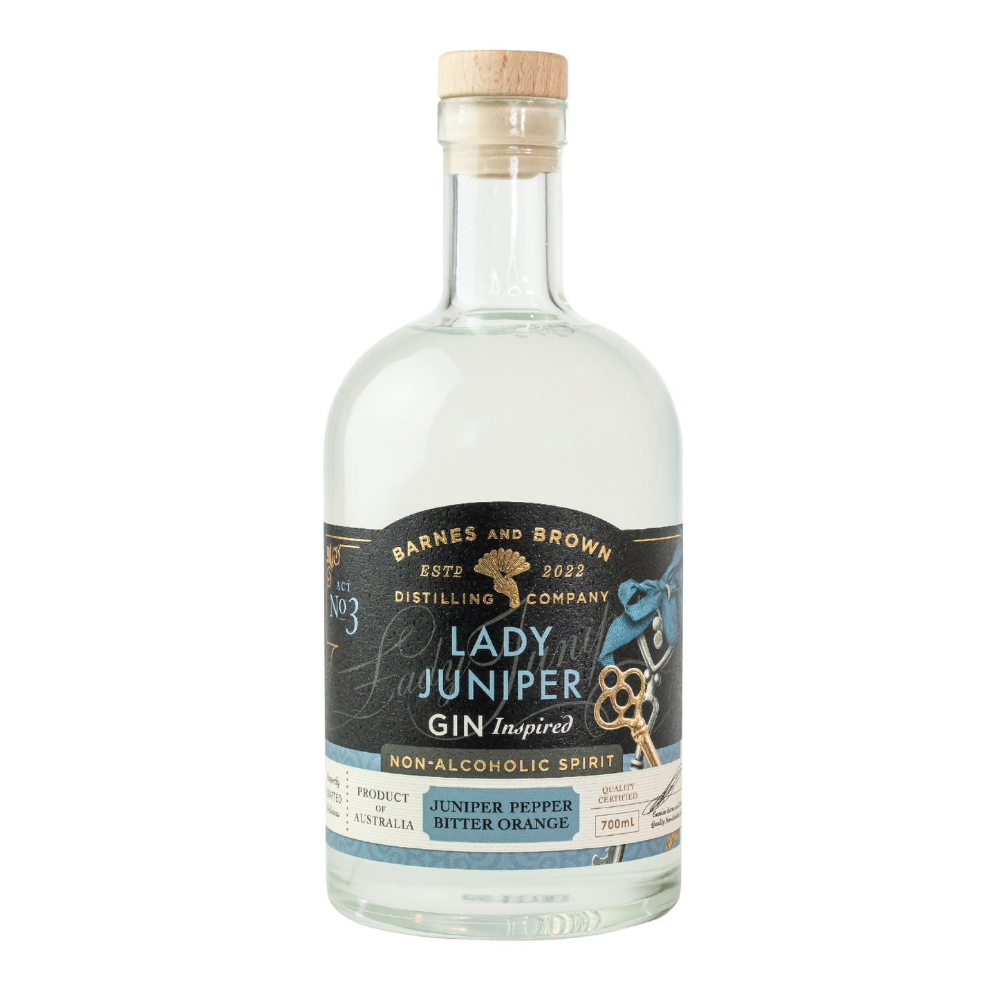 Barnes & Brown “Lady Juniper” Gin Inspired Non-Alcoholic Spirit