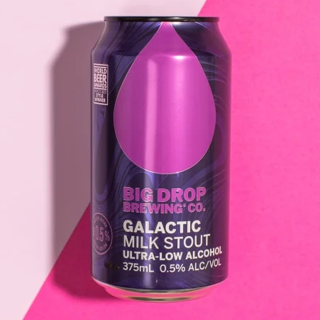 SALE - Big Drop Galactic Milk Stout - Non-Alcoholic Beer