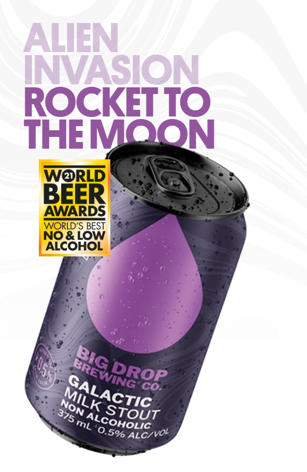 SALE - Big Drop Galactic Milk Stout - Non-Alcoholic Beer