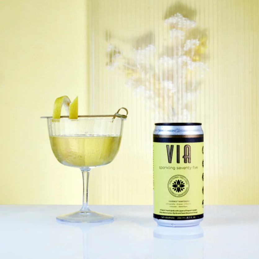 VIA Drinks Non Alcoholic Sparkling Seventy Five