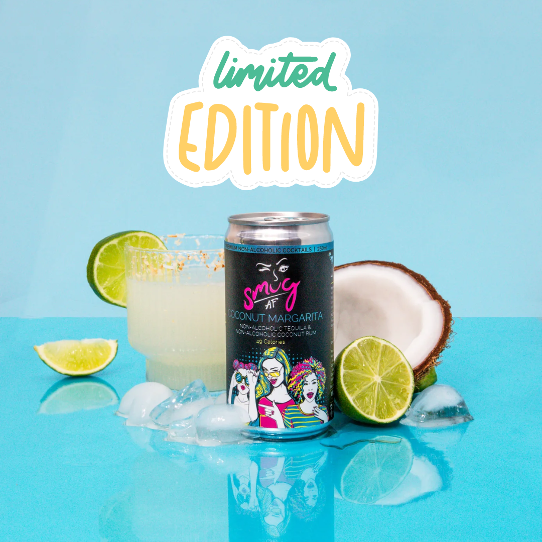 Smug AF Non Alcoholic Coconut Margarita 4 X 250ml