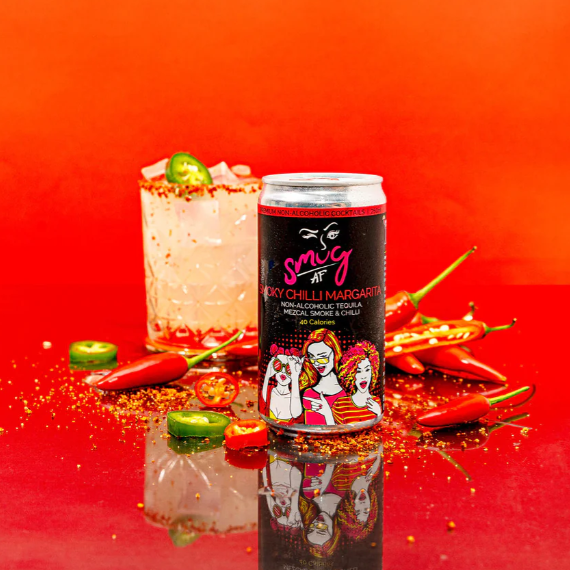 Smug AF Non Alcoholic Smoky Chilli Margarita 4 x 250ml