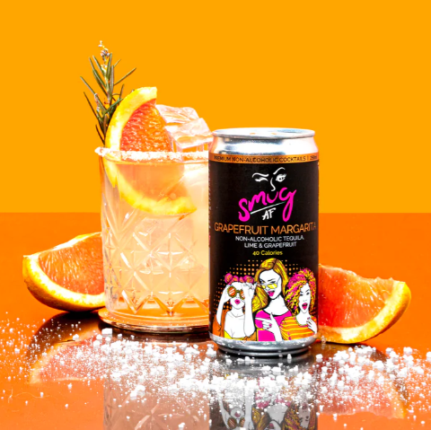 Smug AF Non Alcoholic Grapefruit Margarita 4 x 250ml