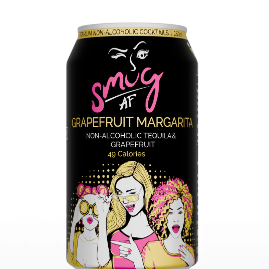 Smug AF Non Alcoholic Grapefruit Margarita 4 x 250ml