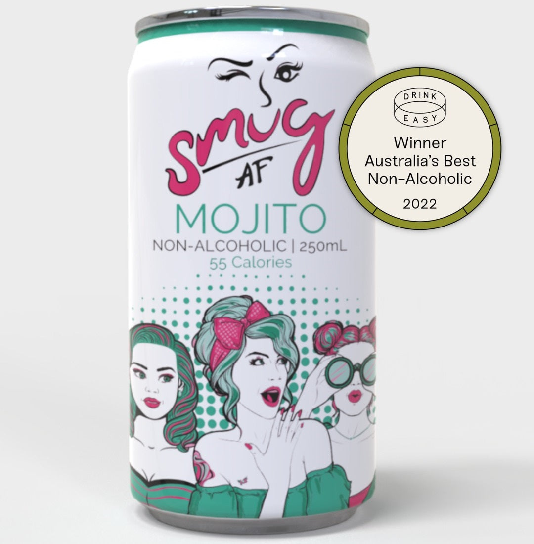 Smug AF Non Alcoholic Mojito 4 x 250ml