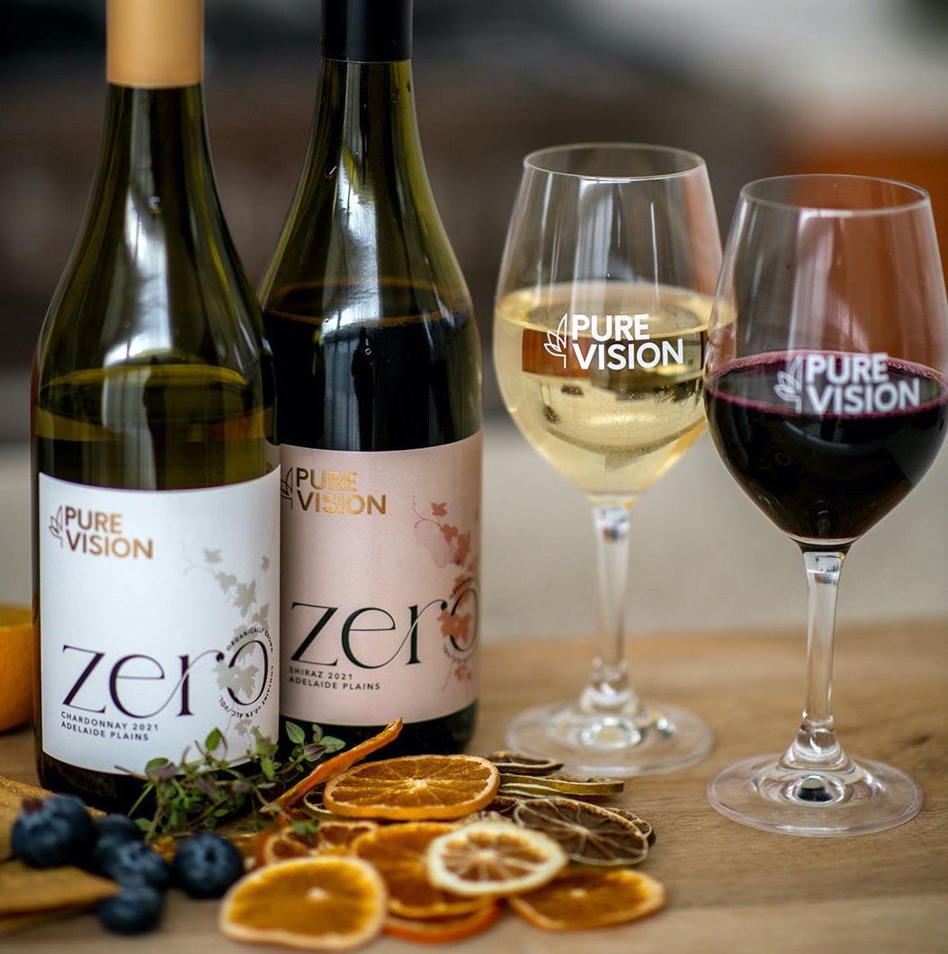 SALE - Pure Vision Zero Organic Chardonnay 2021 - Non-Alcoholic Wine