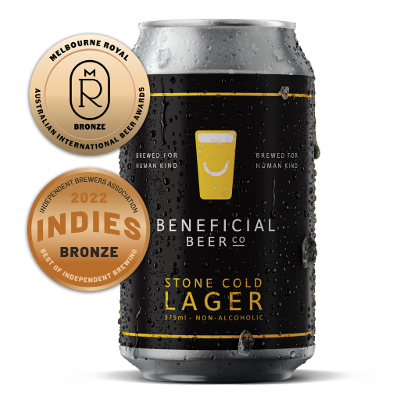 Beneficial Beer Co Stone Cold Lager - Non-Alcoholic Beer