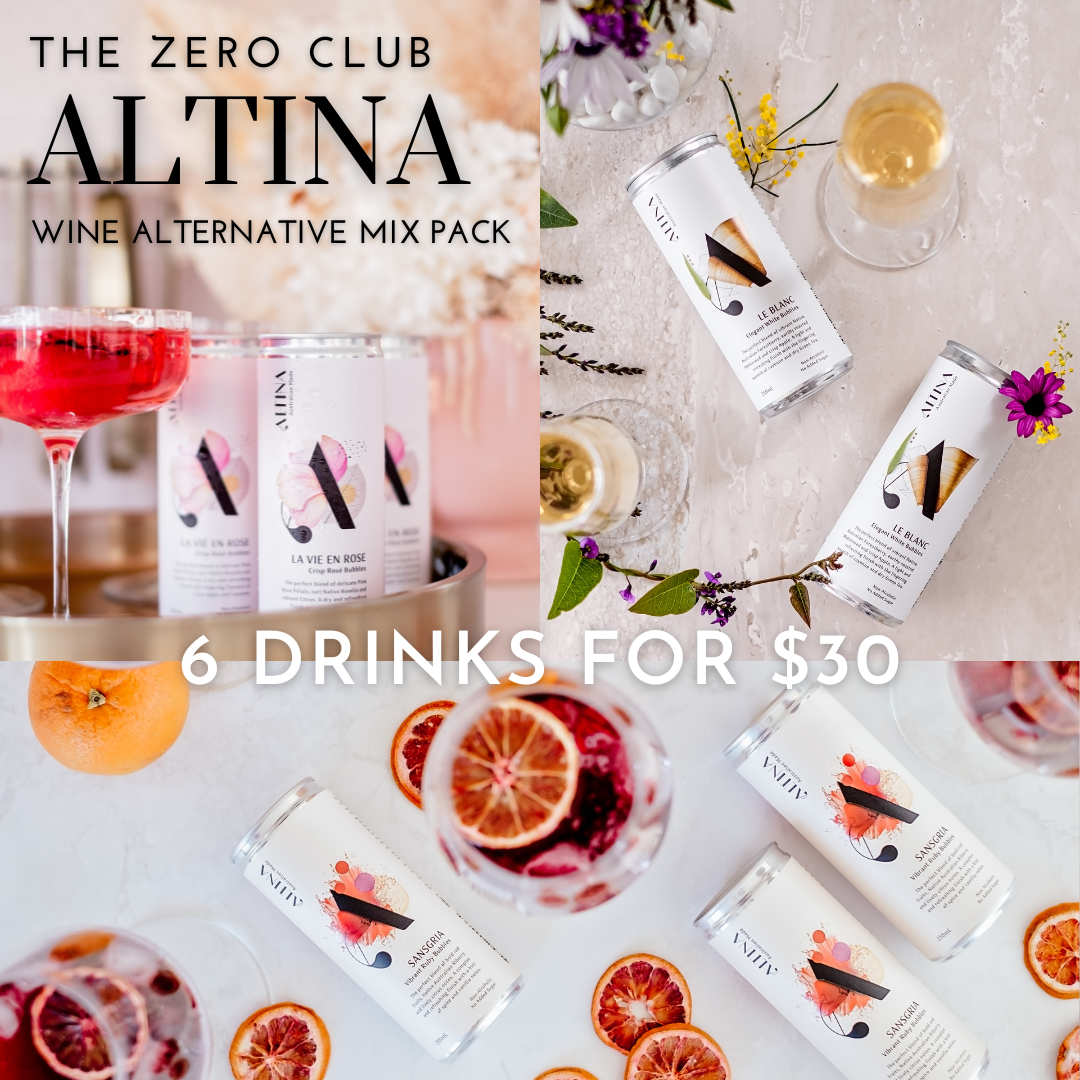 Zero Alcohol Sampler Pack - Altina Non-Alcoholic Wine Alternative Mix Pack