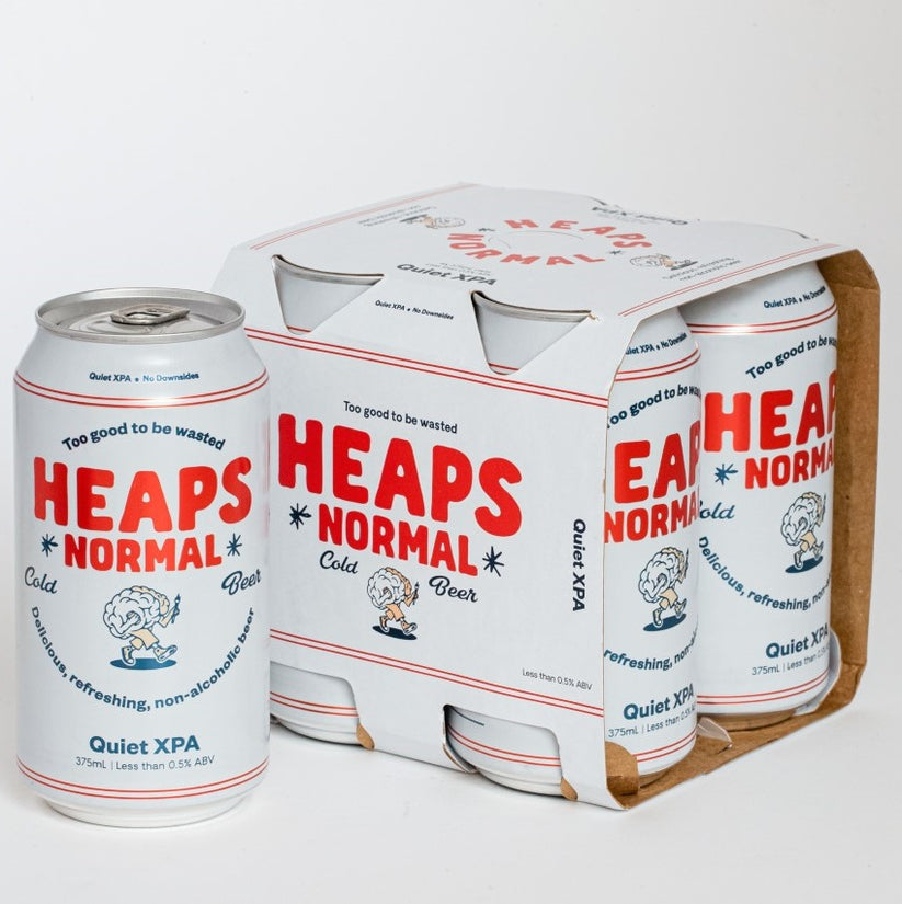 SALE - Heaps Normal Quiet XPA - Non-Alcoholic Beer – The Zero Club