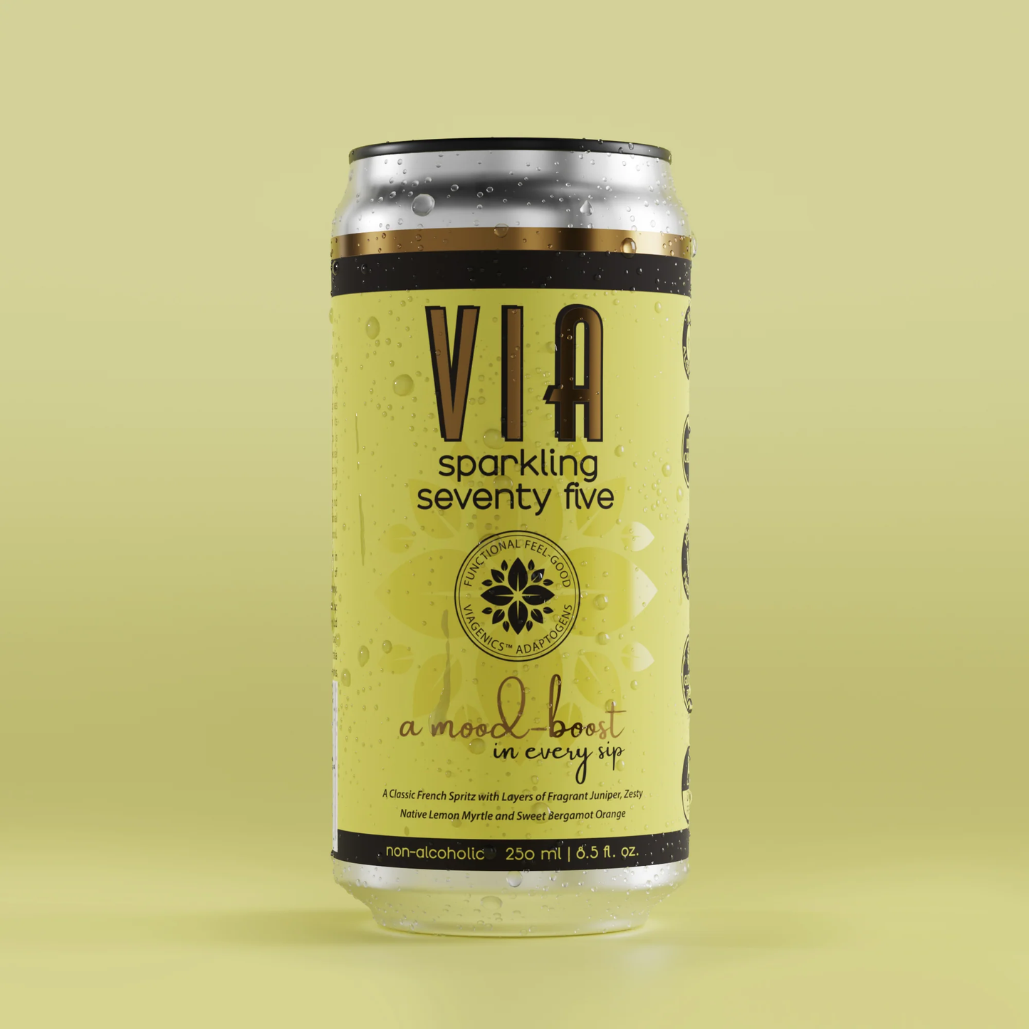SALE - VIA Drinks Non Alcoholic Sparkling Seventy Five
