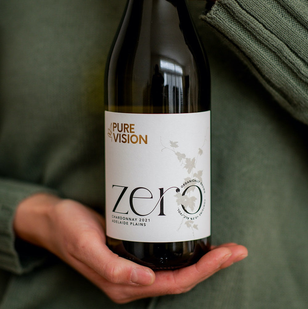 SALE - Pure Vision Zero Organic Chardonnay 2021 - Non-Alcoholic Wine