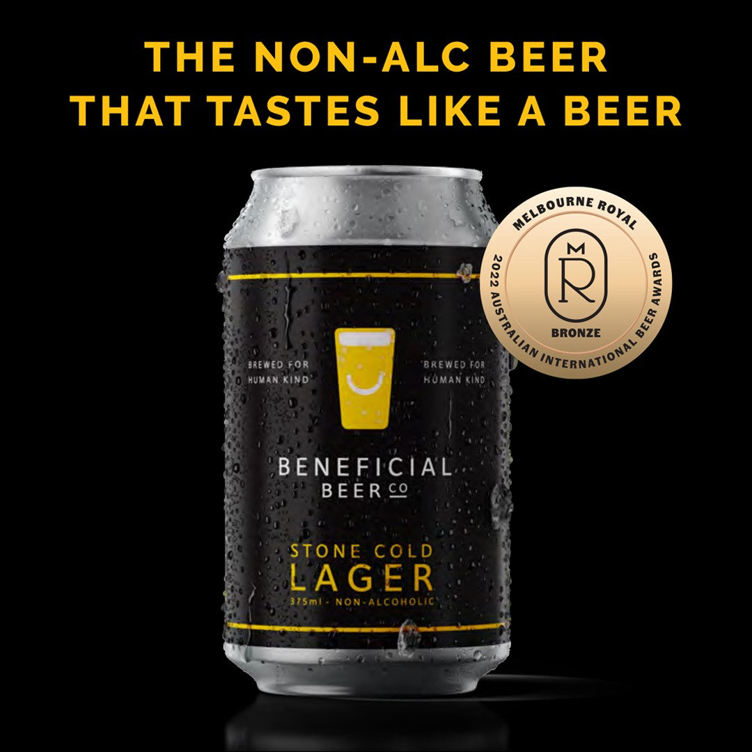 Beneficial Beer Co Stone Cold Lager - Non-Alcoholic Beer